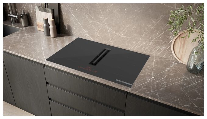 80 cm Induktionskochfeld 4 Kochzonen mit integriertem Dunstabzug Serie 6 PVQ89BH26E autarkes 