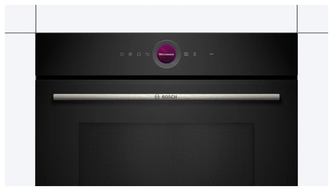 Einbau-Mikrowelle 1000 W Größe: groß 5 Stufen Grill (Schwarz) Serie 8 CEG732XB1 