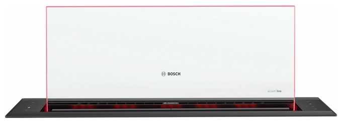 Dunstabzugshaube Tisch 82 cm Abluft/Umluft (Schwarz/Transparent) Serie 8 DDW88MM66 
