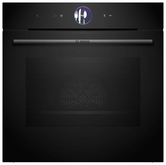Einbaubackofen groß AutoClean (Schwarz) Serie 8 HBG7764BG 