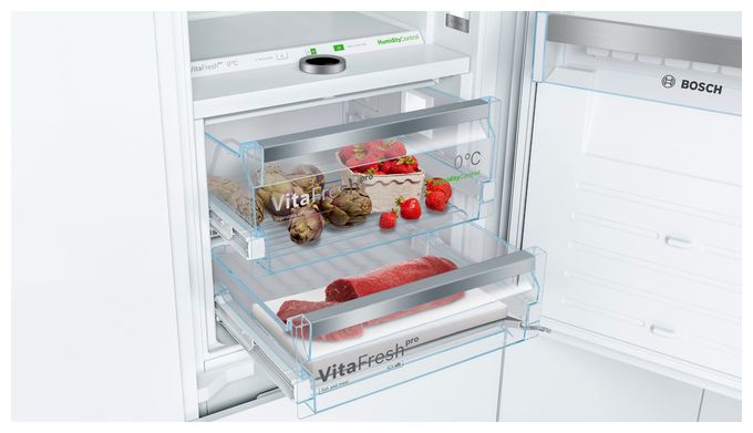 156 l / 67 l 177,5 cm Einbau Kühl-/Gefrierkombination 252 kWh NoFrost Serie 8 KIF86PFE0 