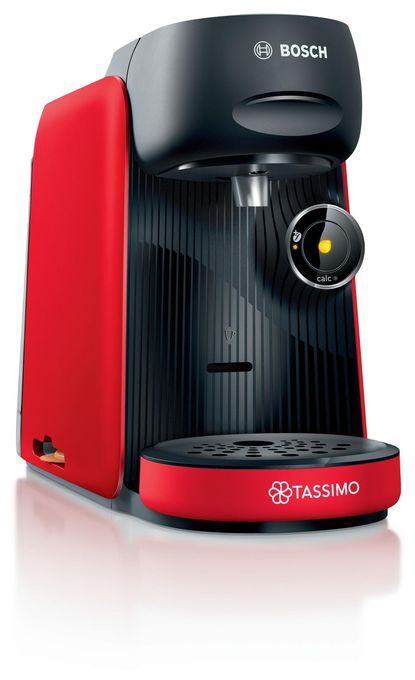 Kaffeekapsel Maschine  TAS163E Tassimo Finesse (Schwarz, Rot) 