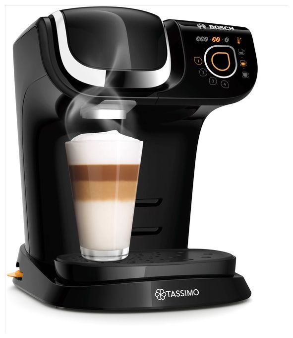 Kaffeekapsel Maschine  TAS6502 Tassimo My Way 2 (Schwarz, Chrom) 