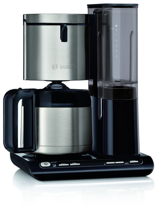 8 Tassen Thermo Filterkaffeemaschine 1,1 l  TKA8A683 Styline (Schwarz, Edelstahl) 