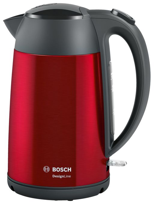 1,7 l Wasserkocher 2400 W  TWK3P424 DesignLine (Grau, Rot) 