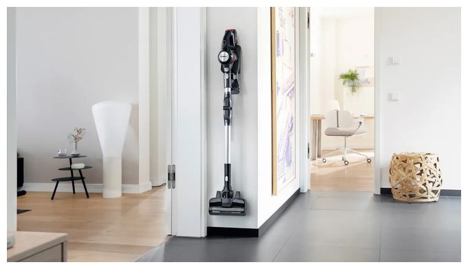 Handstaubsauger Beutellos bis 35 min Laufzeit 18 V  Unlimited 7 BSS715FRSH (Schwarz, Silber) 