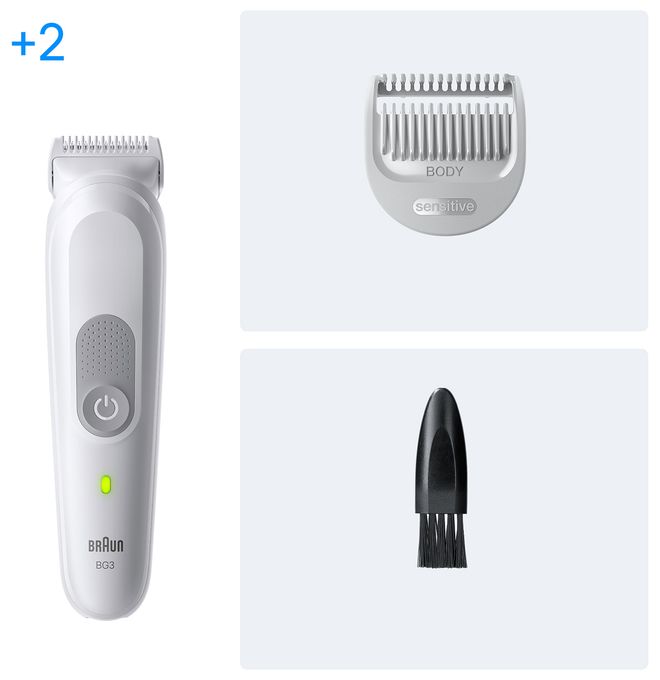 Rasierer Nickel-Metallhydrid (NiMH) 80 min Series 3 BG3500 BodyGroomer 