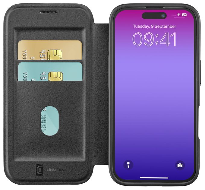 Folio für Apple iPhone 17 Pro  Daily Mag (Schwarz) 