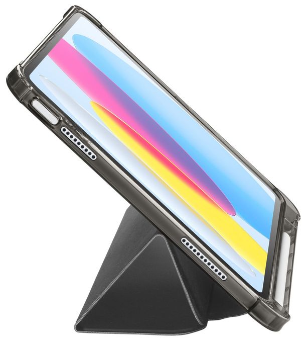 Folio aus Kunstleder für Apple iPad 10.9'' (2022) bis 27,7 cm (10.9") (Schwarz) Folio Pro 