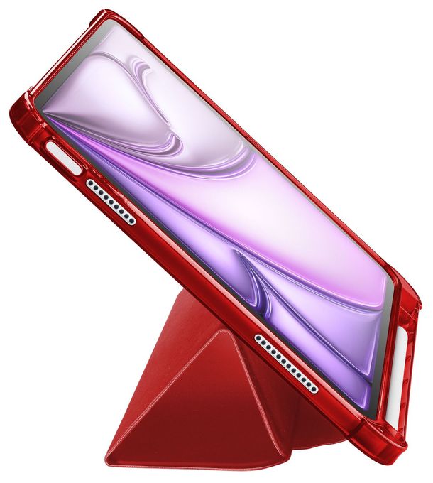 Folio aus Kunstleder für Apple IPAD AIR 10.9" (2020) IPAD AIR 10.9'' (2022) IPAD AIR 11" (2024) IPAD PRO 11" (2018) bis 27,9 cm (11") (Rot) Folio Pro 