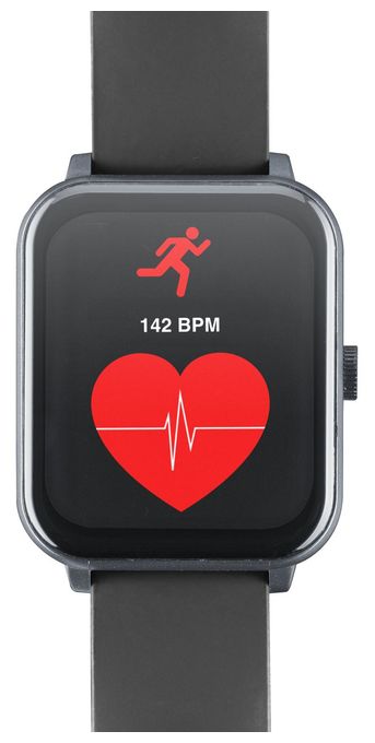 Digital Smartwatch Rechteckig IP67 168 h  ION Pro Square (Schwarz) 