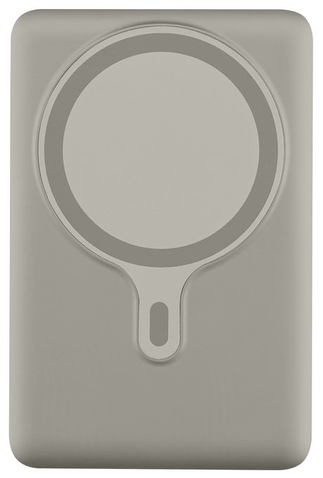 5000 mAh Powerbank USB Typ-C Kabelloses Laden  Magsafe (Beige) 