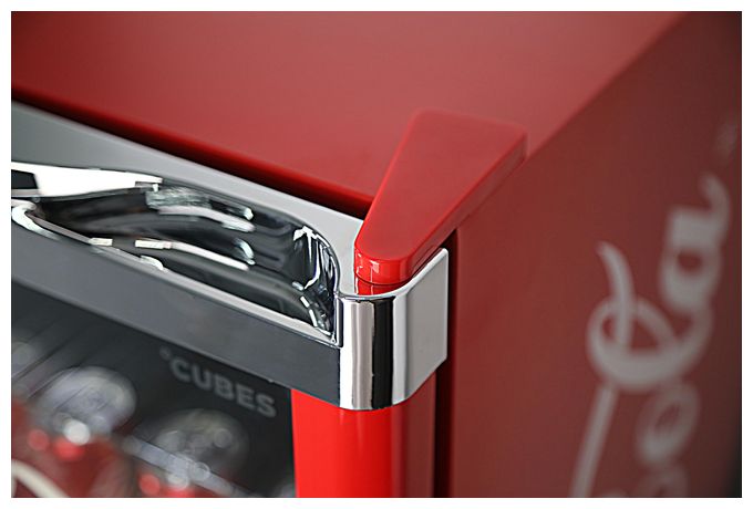 115 l Tischkühlschrank EEK: E 81 kWh Jahr  HighCube Coca Cola HC166E (Rot) 