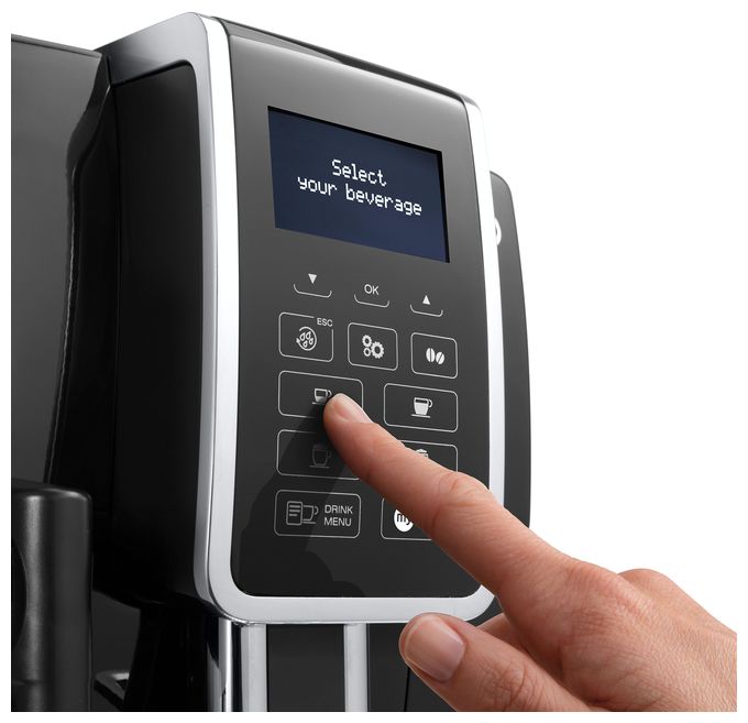 Kaffeevollautomat 15 bar 300 g AutoClean  Dinamica ECAM356.57.B (Schwarz) 