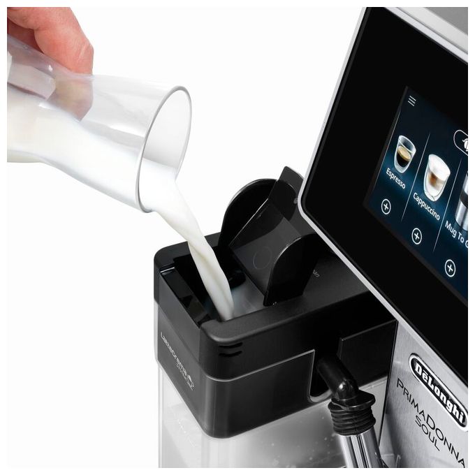 Kaffeevollautomat 2,2 l 500 g (Metal Black) PrimaDonna Soul ECAM610.75.MB 