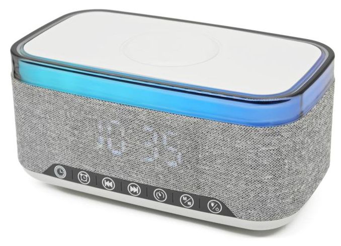 Bluetooth FM Radio Uhr  CRQ-225 (Grau) 