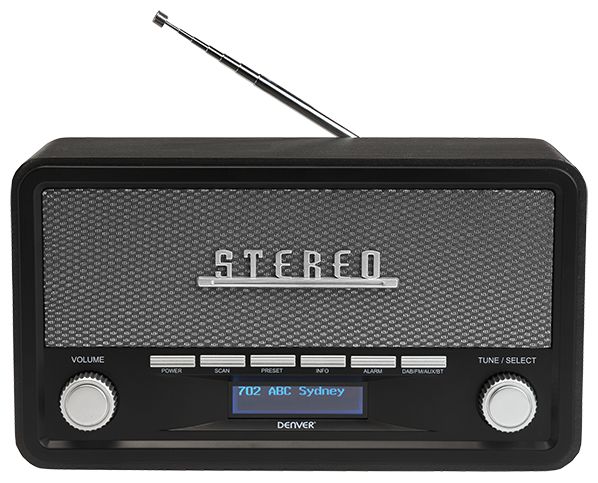 Bluetooth DAB+, FM Radio Tragbar  DAB-18 (Grau) 