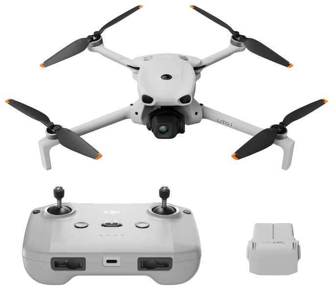Quadrocopter Multicopter/Drohne Flugzeit: 36 min  Lito X1 (Grau) 