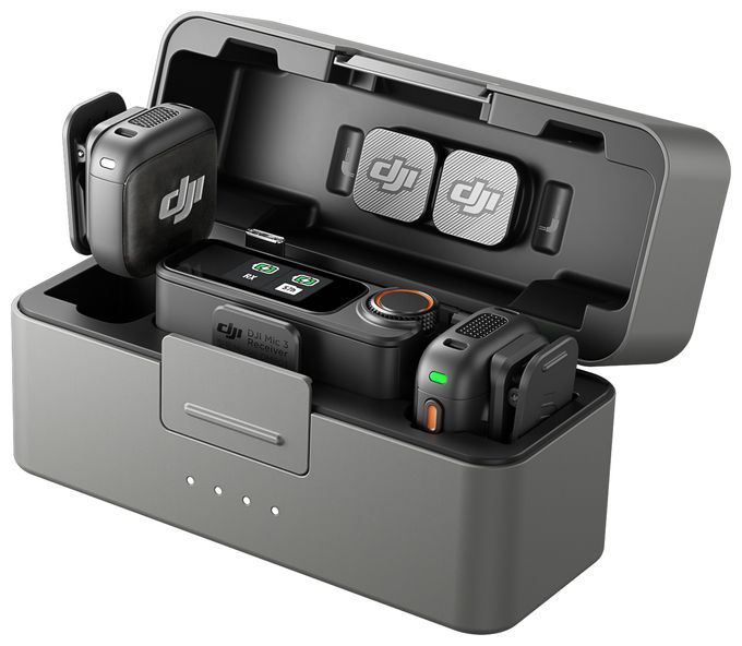  Mic 3 (2TX+1 RX+Charging Case) (Schwarz) 