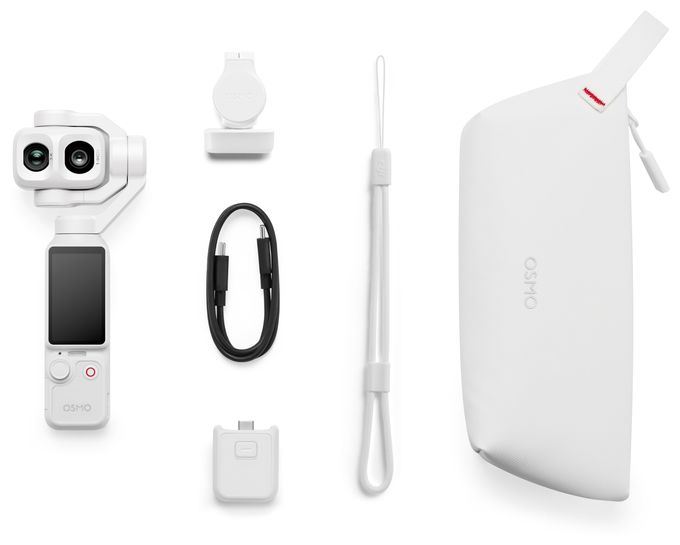 7680 x 4320 Pixel Actioncam  Osmo Pocket 4P Standard Combo (Weiß) 