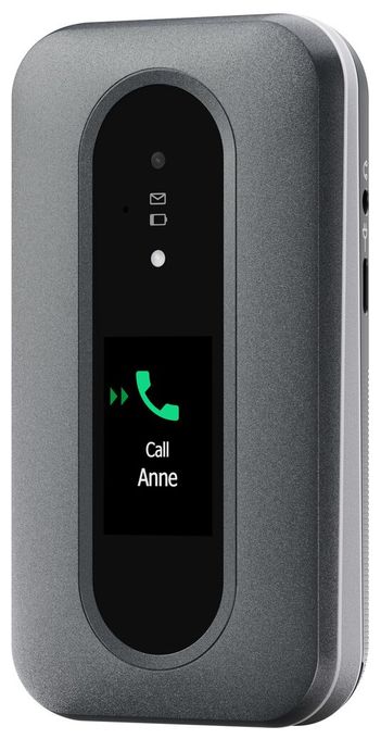 4G Smartphone 7,11 cm (2.8 Zoll) 2 MP Single SIM  Leva L30 (Schwarz, Weiß) 