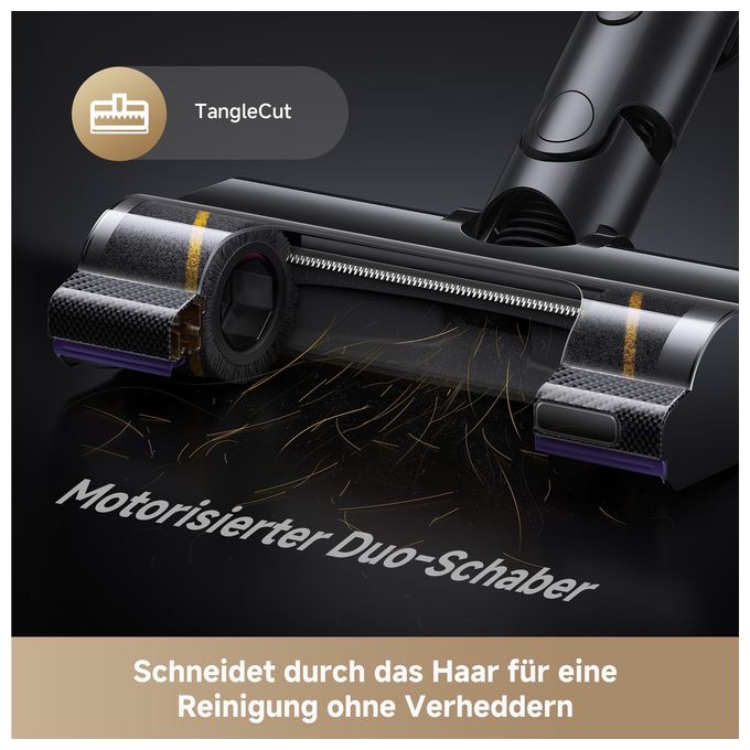 Handstaubsauger Beutellos bis 90 min Laufzeit  V30 (Schwarz) 