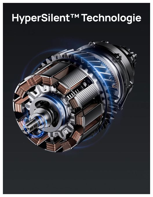 1700 m³/h Ventilator Stand 25 dB  TurboPoly 154 (Schwarz) 