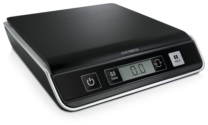 DYMO M5 Paketwaage | bis zu 5 kg | USB Briefwaage mit LCD-Bildschirm | 20 cm x 20 cm 