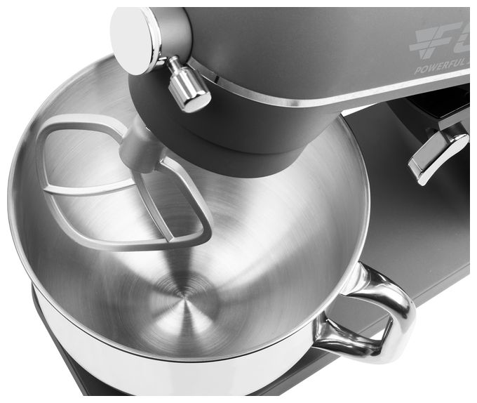 1800 W Küchenmaschine 6,5 l  Forza 6600 (Schwarz, Edelstahl) 