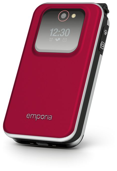 4G Smartphone 7,11 cm (2.8 Zoll) 2 MP Single SIM  Joy V228 Seniorenhandy (Rot) 