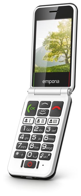 4G Smartphone 7,11 cm (2.8 Zoll) Single SIM  SimpliCity glam (Schwarz) 