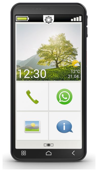 128 GB 4G Smartphone 13,8 cm (5.45 Zoll) Android 13 MP Dreifach Kamera Single SIM WiFi 5  SMART.7lite (Schwarz) 
