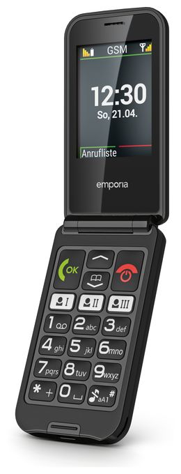 2G Smartphone 6,1 cm (2.4 Zoll 0,3 MP Single SIM  TALK glam (Schwarz) 