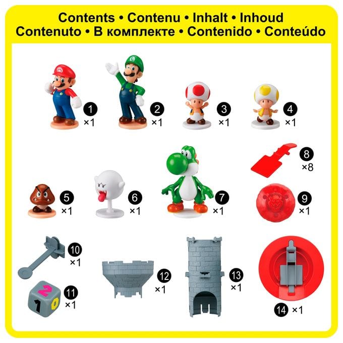 Brettspiel ab 4 Jahr(e) 7356 Super Mario Blow Up Shaky Tower 