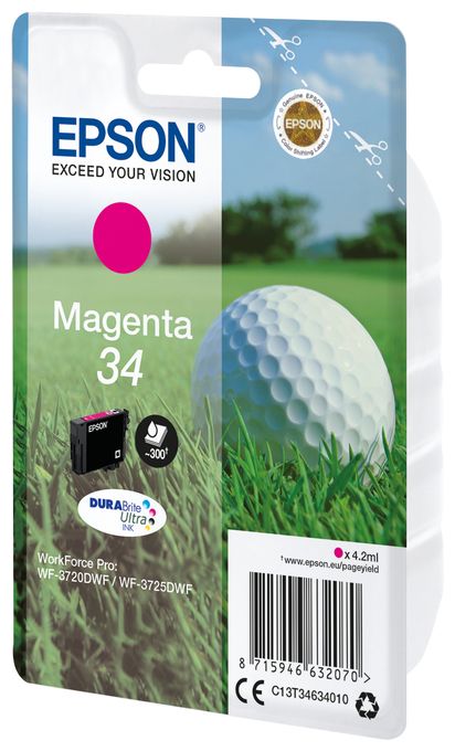 originale Druckerpatronen Magenta 4,2 ml 34 C13T34634010 