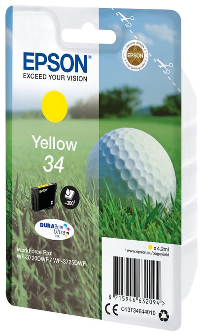 originale Druckerpatronen Gelb 4,2 ml 34 C13T34644010 
