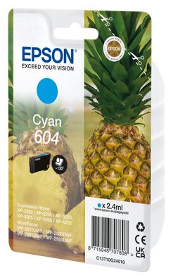 originale Druckerpatronen Cyan 2,4 ml 604 C13T10G24010 