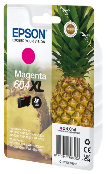 originale Druckerpatronen Magenta 4 ml 604XL C13T10H34010 