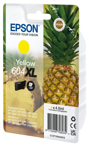 originale Druckerpatronen Gelb 4 ml 604XL C13T10H44010 