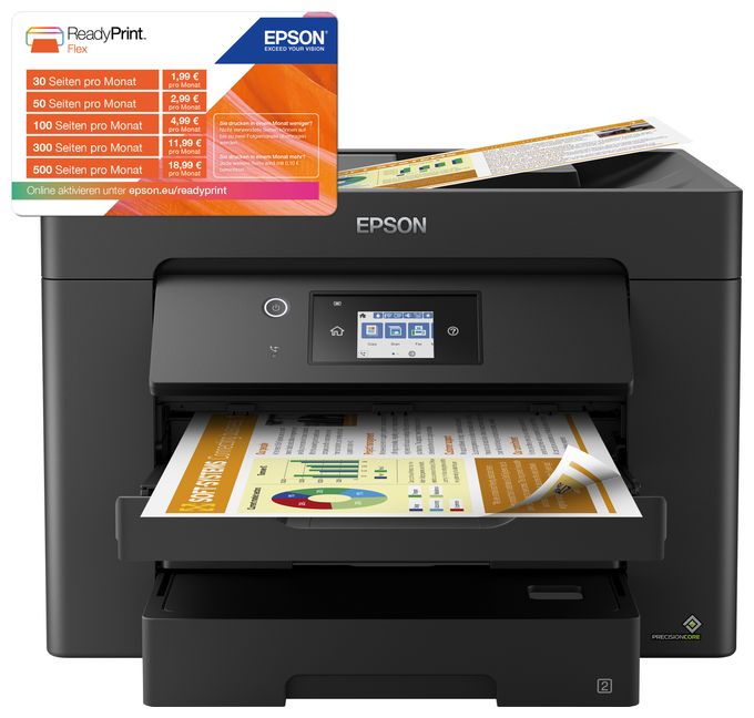 All in One A3 Tintenstrahl Drucker 4800 x 2400 DPI WorkForce WF-7830DTWF 