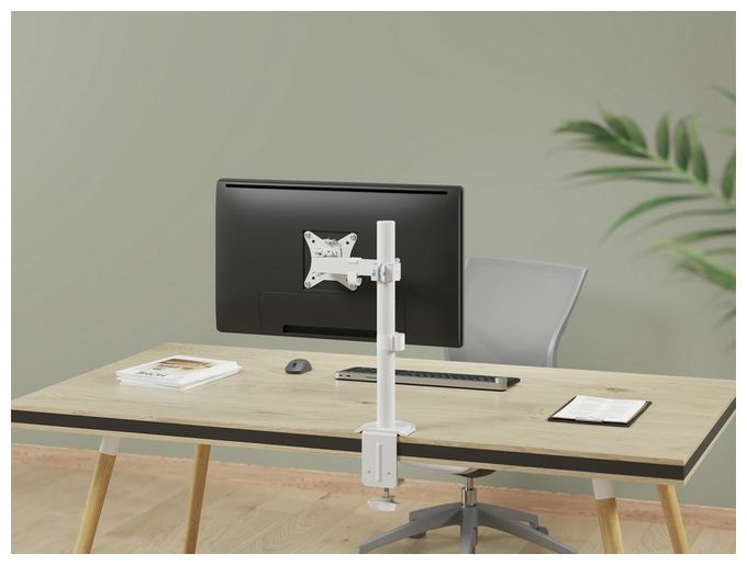 17"-32" Bewegliche Monitor/LCD-Tischhalterung, Weiß 