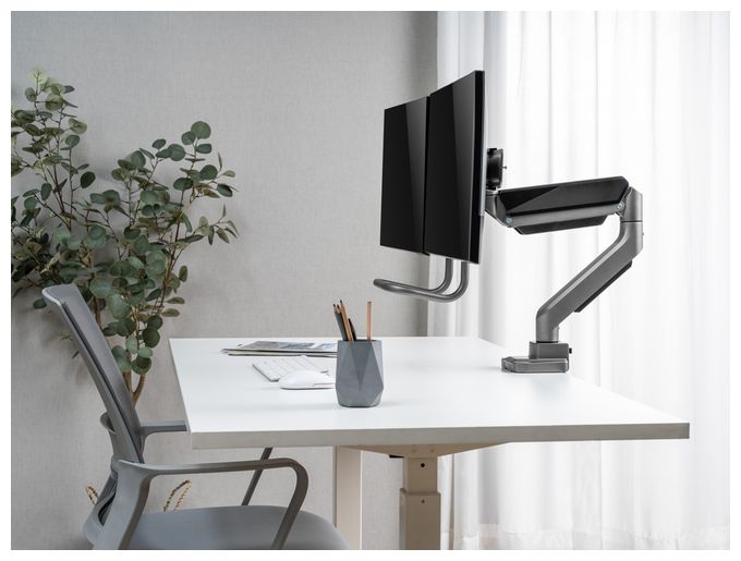 17"-32" Doppelmonitor-Tischhalterung 