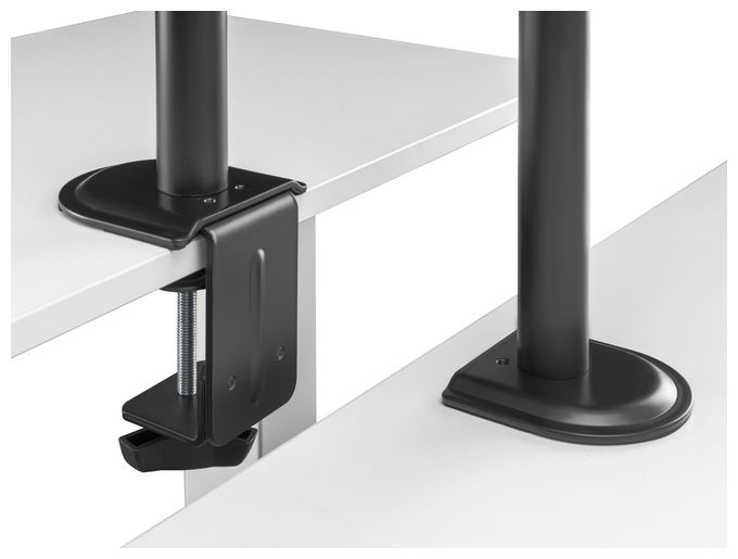 17"-32" Gelenk-Dual-Monitor-Tischhalterung 