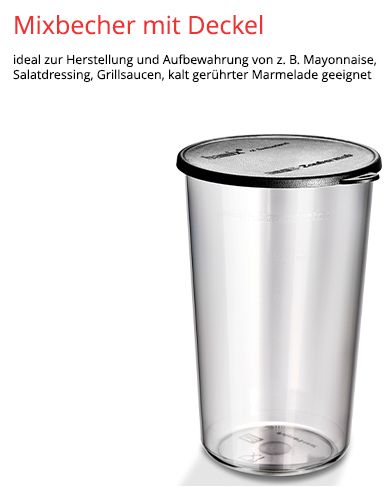 Stabmixer 160 W 2 Stufen  M160G Zauberstab (Anthrazit, Weiß) 