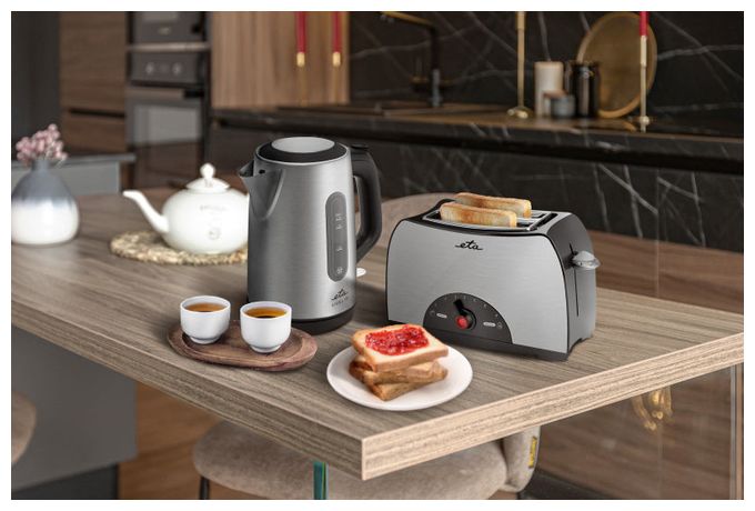 1,7 l Wasserkocher 2200 W  Amelie (Schwarz, Edelstahl) 