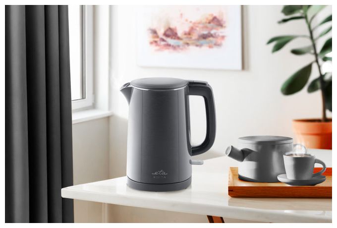 1,5 l Wasserkocher 2200 W  Edita (Grau) 