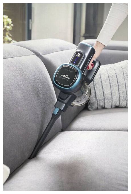 Handstaubsauger Beutellos bis 40 min Laufzeit 25,2 V HEPA  Fenix (Blau, Grau) 
