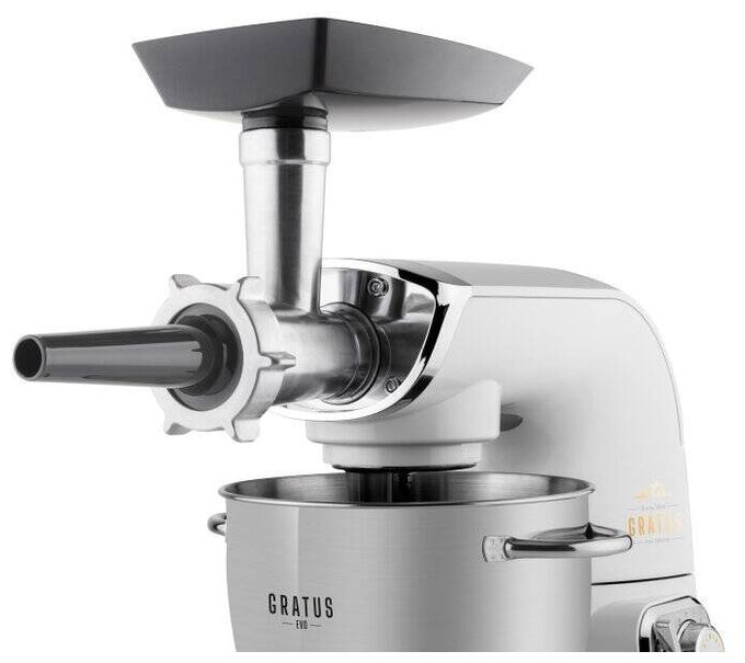 1500 W Küchenmaschine 5,5 l  Gratus Evo Max (Grau, Edelstahl) 