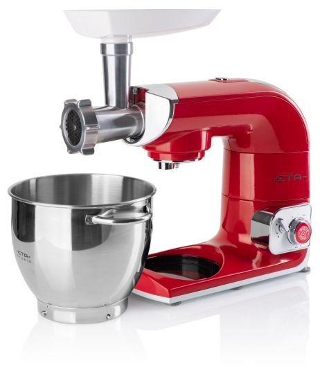 1200 W Küchenmaschine 5,5 l  Gratus Storio (Rot, Edelstahl) 