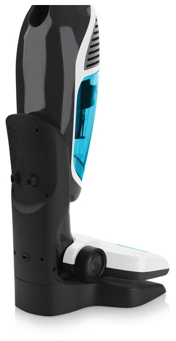 Handstaubsauger Beutellos bis 50 min Laufzeit 18 V HEPA (Schwarz, Blau, Transparent, Weiß) Moneto Aqua Plus 